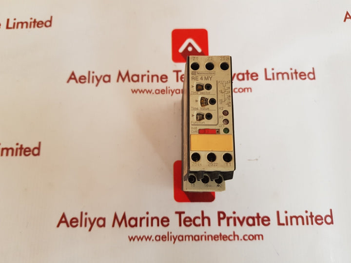 Telemecanique re4 my 13mw time delay relay 