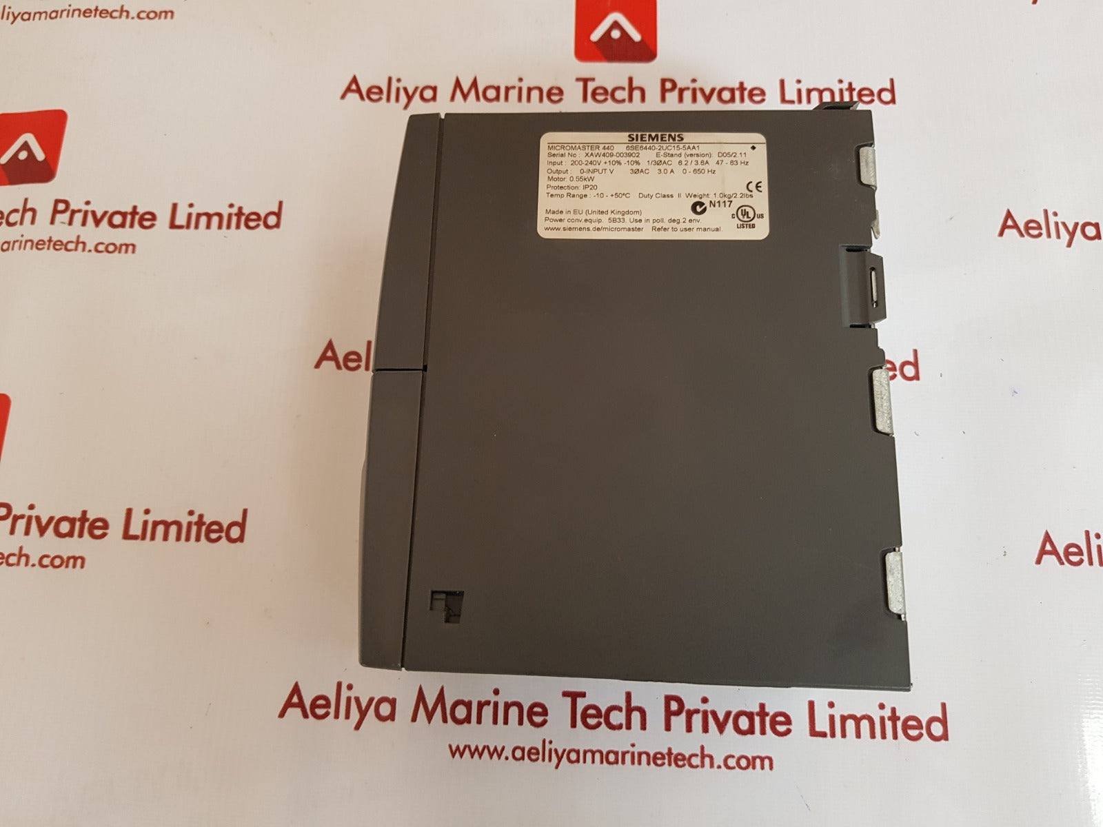 Siemens micromaster 440 6se6440-2uc15-5aa1