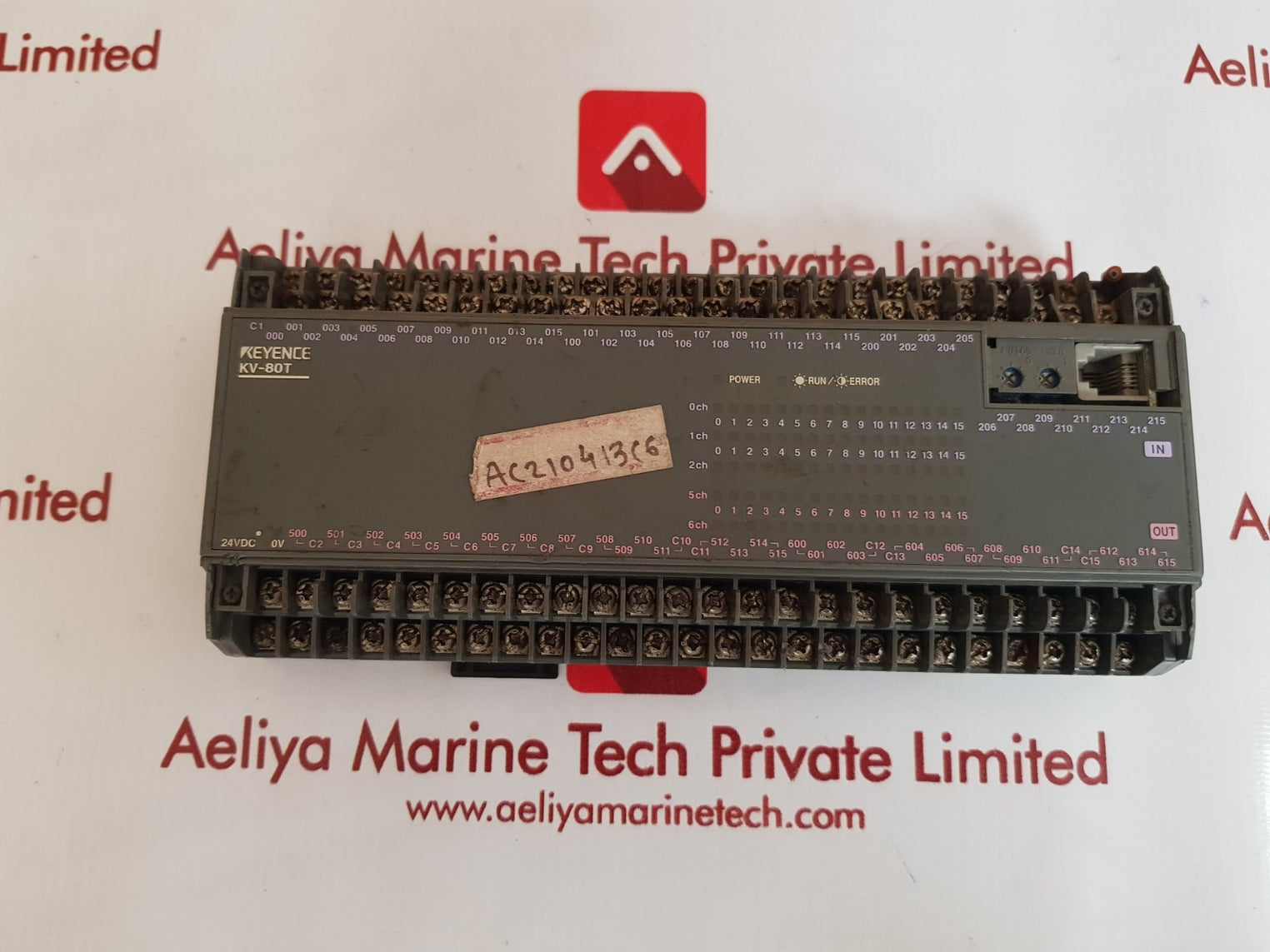 Keyence kv-80t programmable controller 