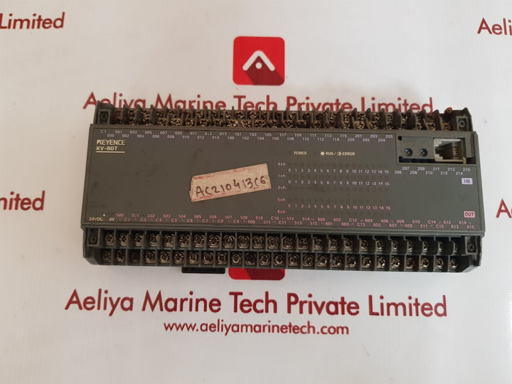 Keyence kv-80t programmable controller 