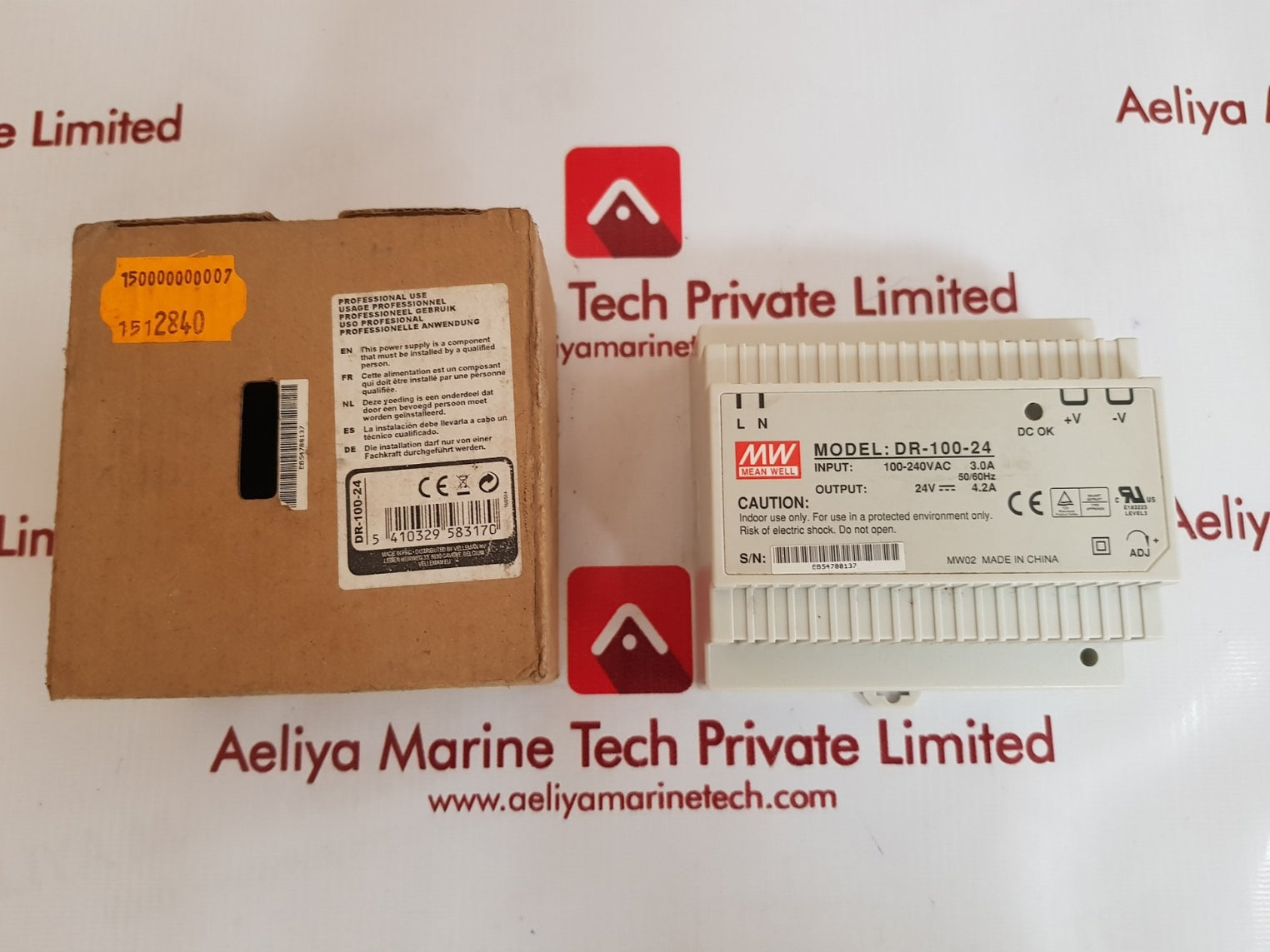 Mean well dr-100-24 switching power supply