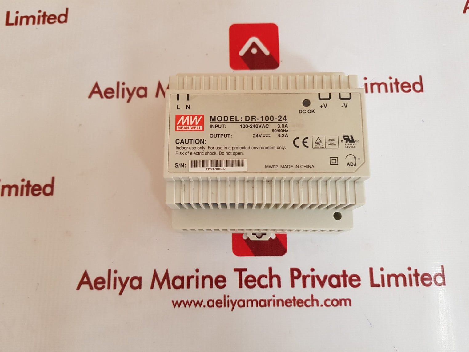 Mean well dr-100-24 switching power supply