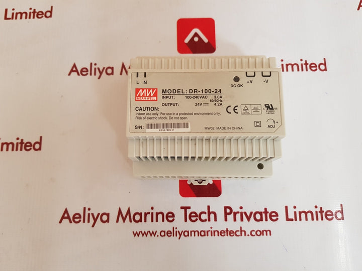 Mean well dr-100-24 switching power supply