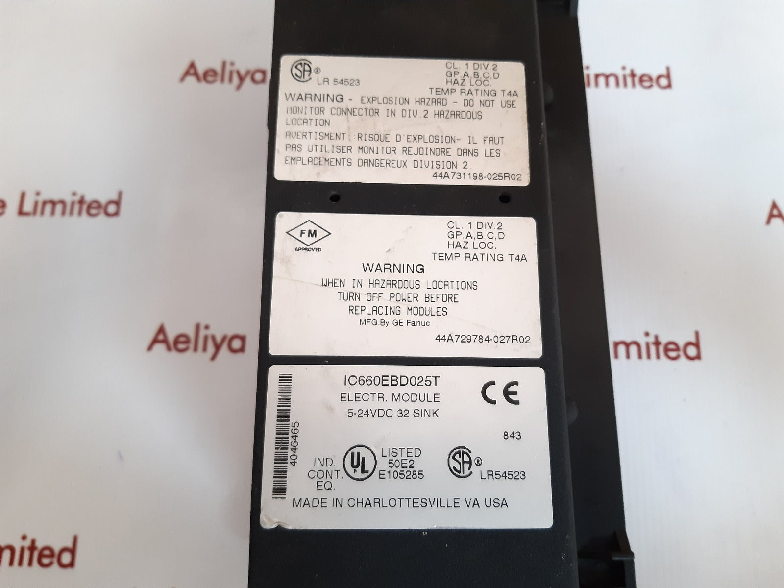 Ge fanuc ic660bbd025 i/o module 