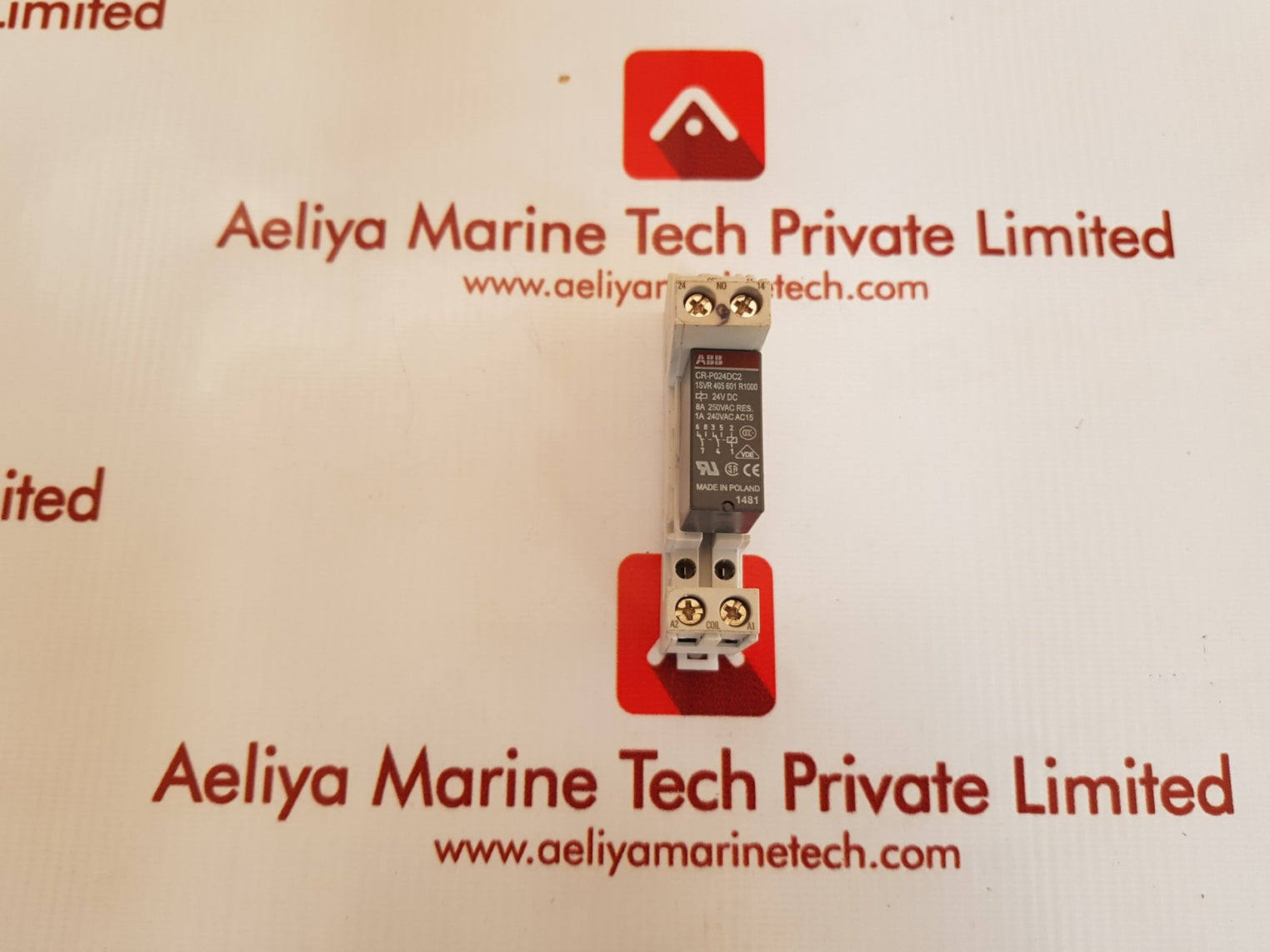 Abb cr-p024dc2 pluggable interface relay 1svr405601r1000