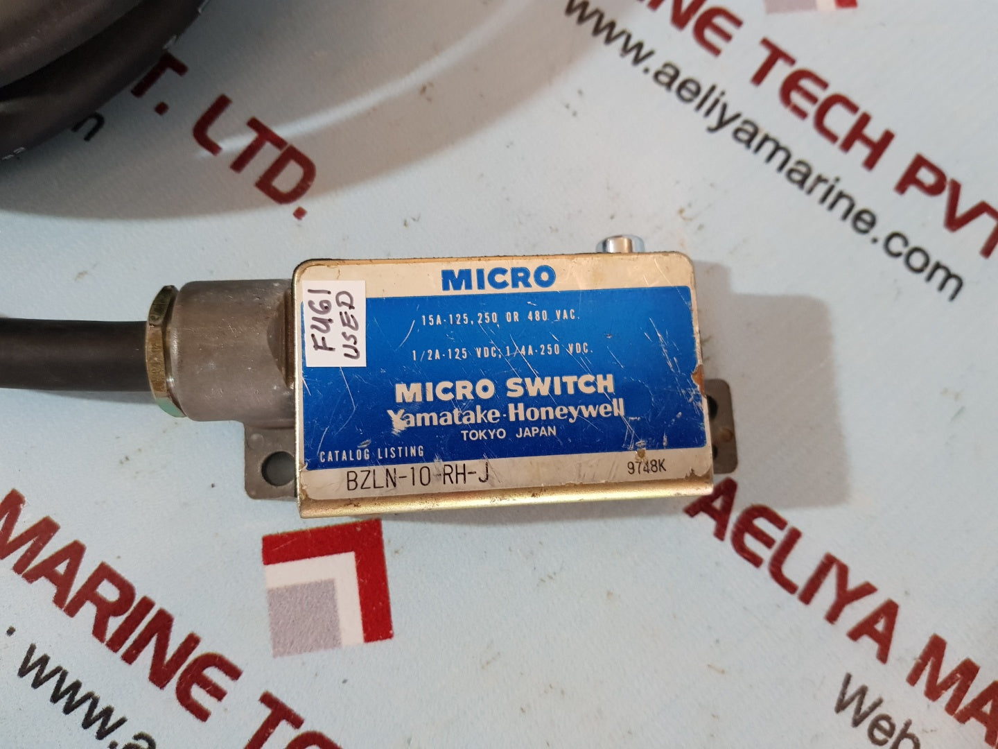 Yamatake-honeywell bzln-10-rh-j micro switch 250vdc