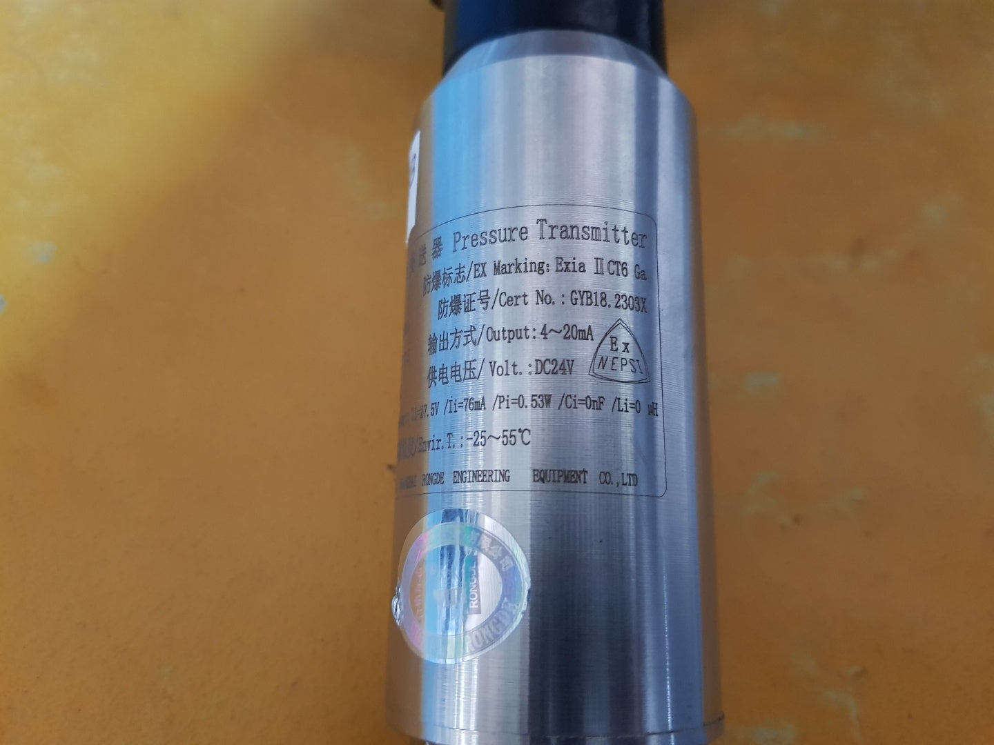 Rongde rdly-s pressure transmitter with cable