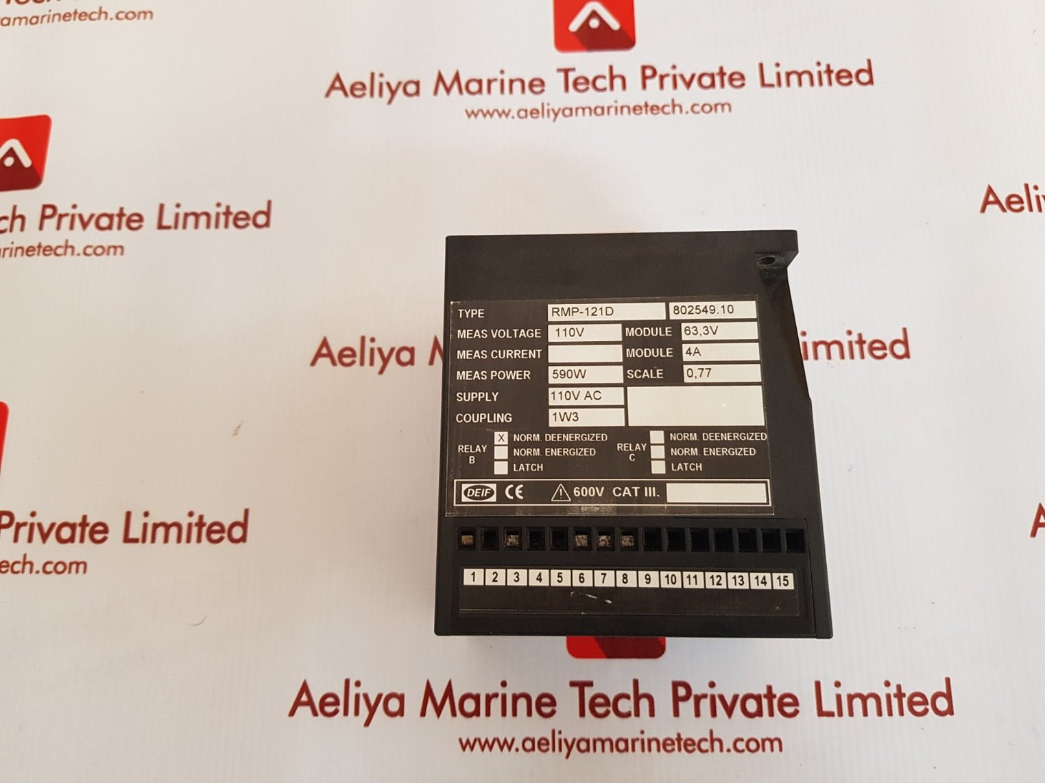 Deif rmp-121d reverse power relay 802549.10