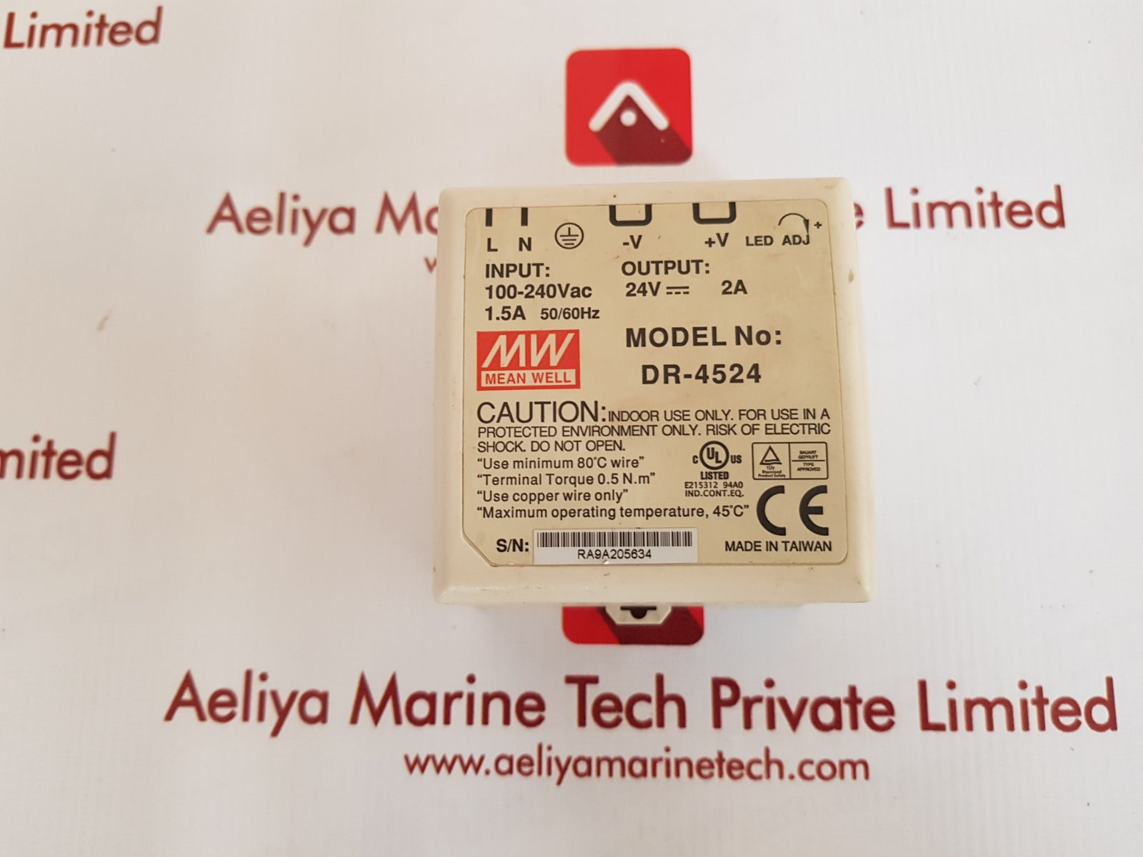 Mean well  dr - 4524 power supply 24v