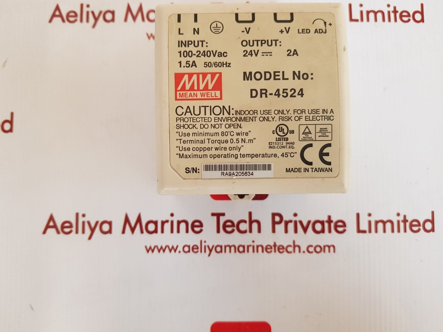 Mean well  dr - 4524 power supply 24v