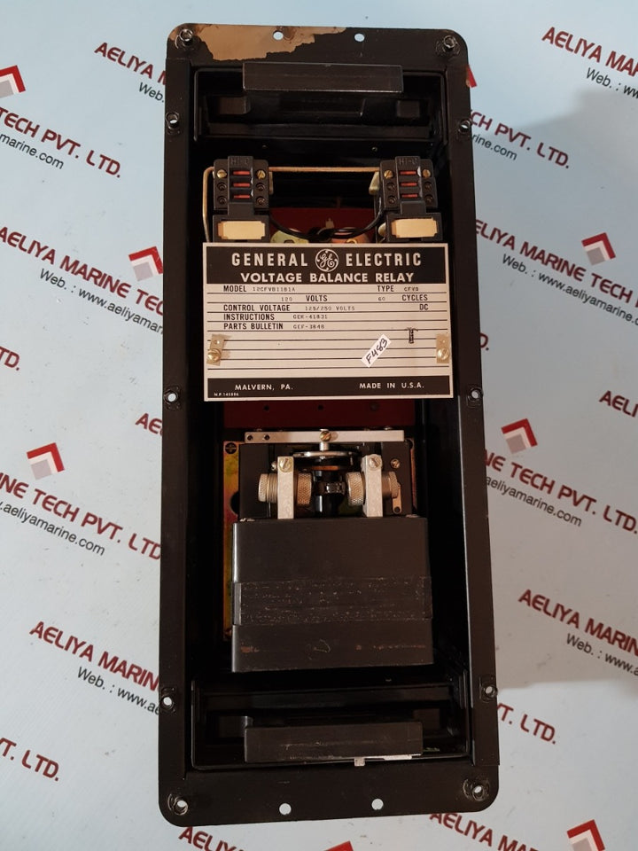 General electric 12cfvb11b1a voltage balance relay