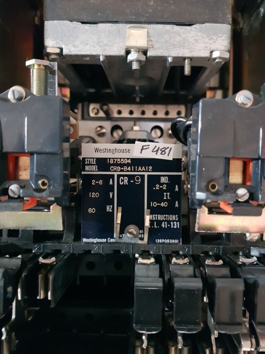 Westinghouse cr-9 1875594 directional over current relay