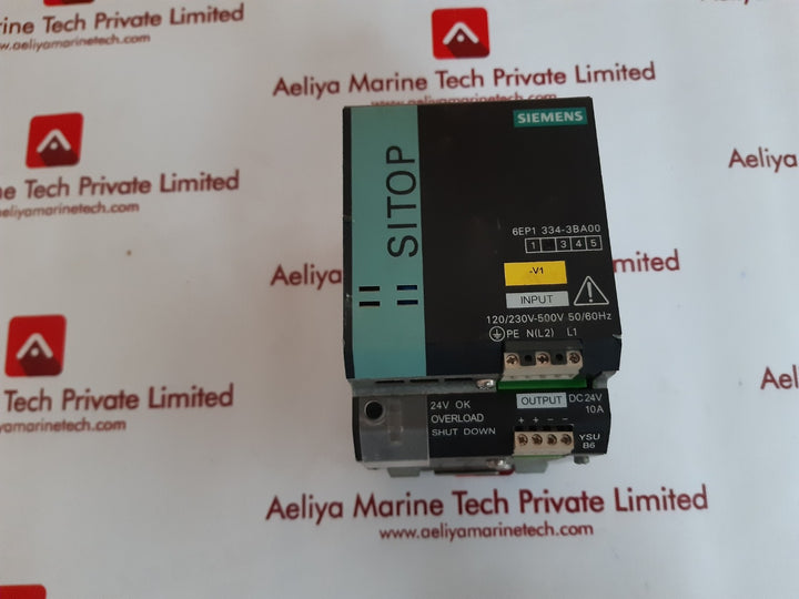 Siemens 6ep1 334-3ba00 power supply module 120/230v-500v 50/60hz