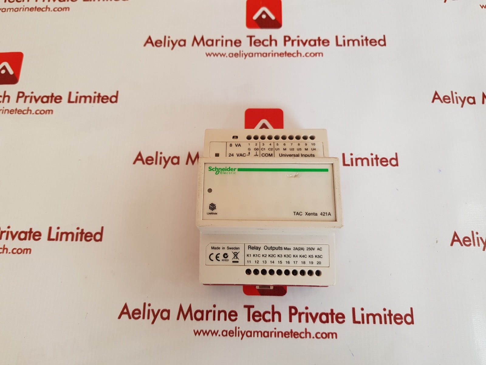 Schneider electric tac xenta 421a universal input and digital output module