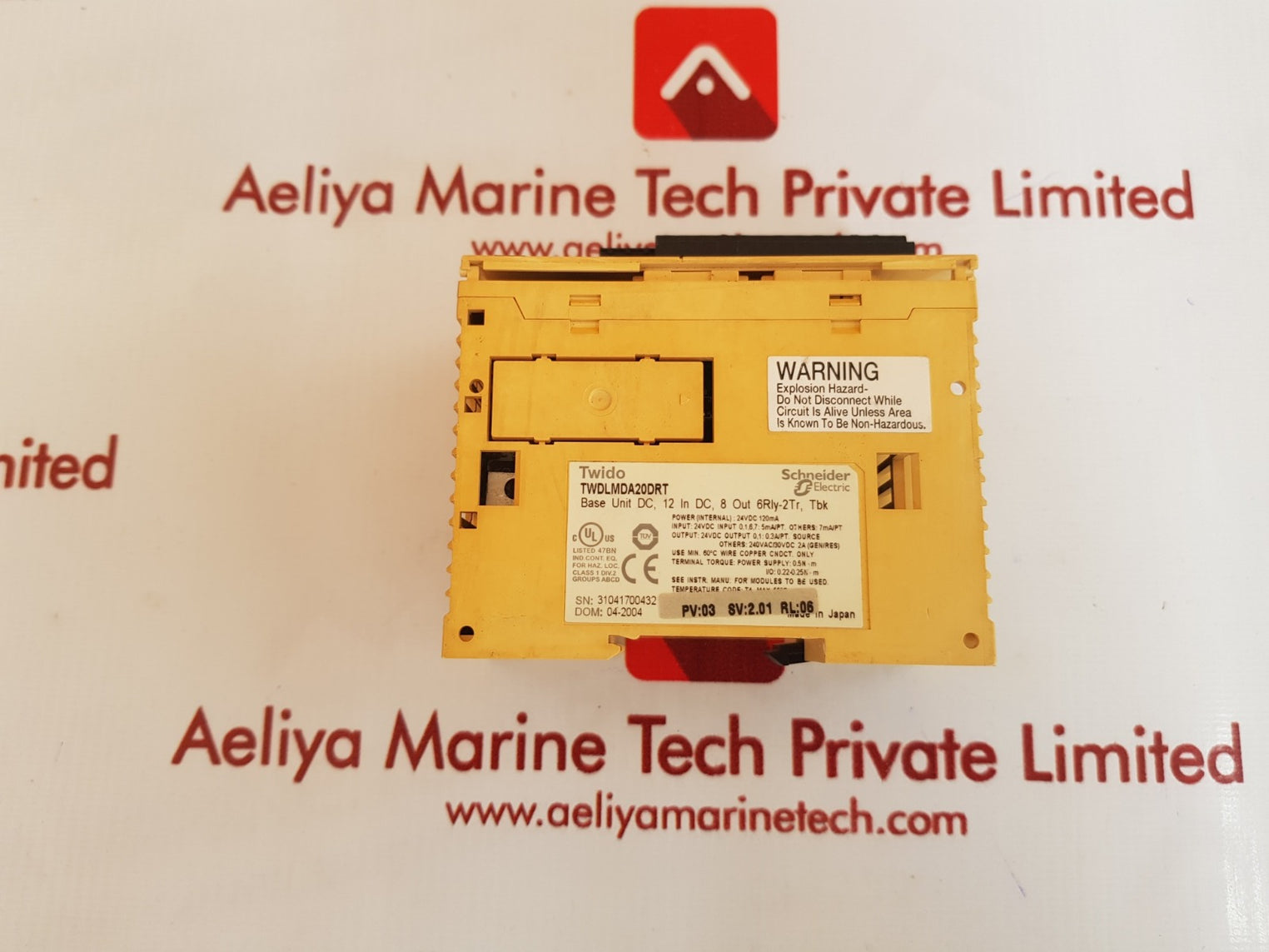 Telemecanique/schneider  twdl mda20drt plc unit 55°c