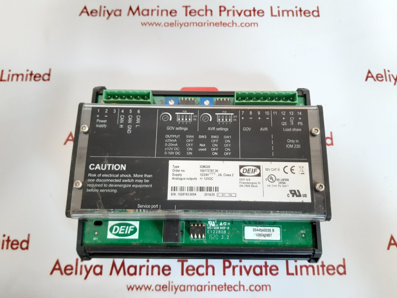 Deif iom220 analogue output module