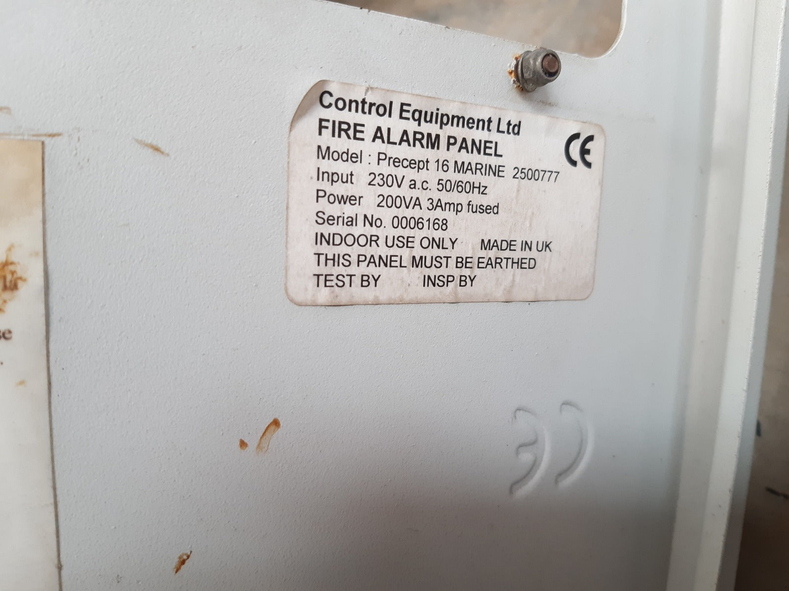 Control equipment precept 16 marine 2500777
