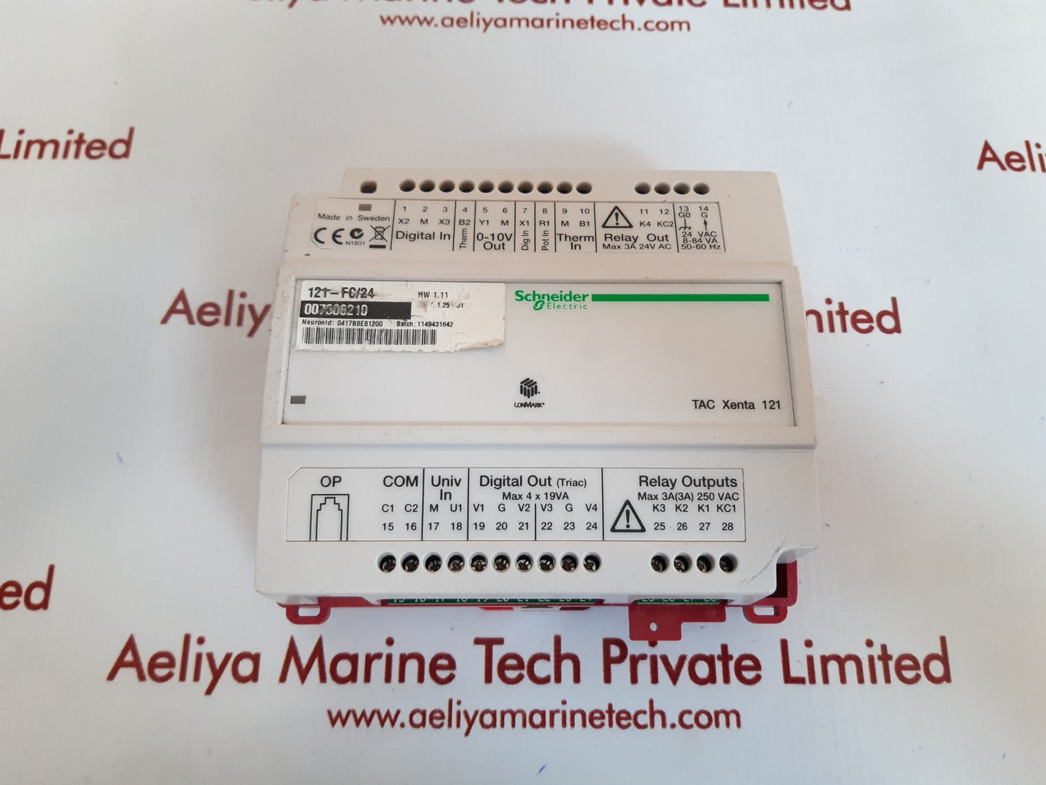 Schneider tac xenta 121 121-fc/24 programmable controller
