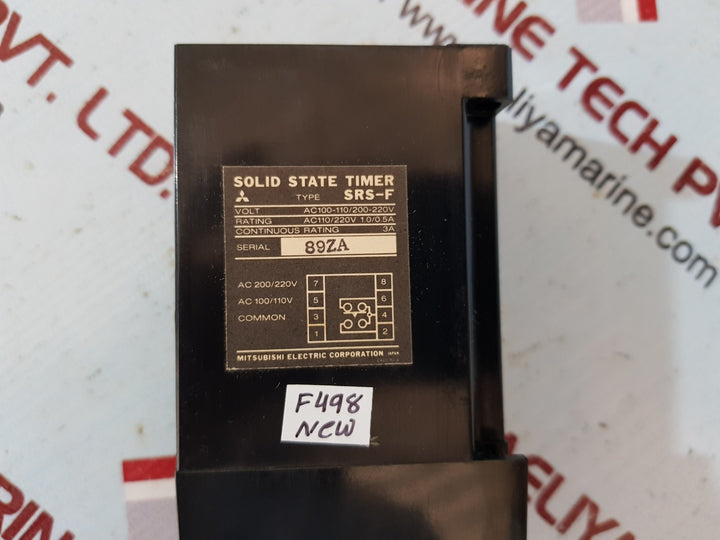 Mitsubishi srs-f solid state timer ac100-110/200-220v new