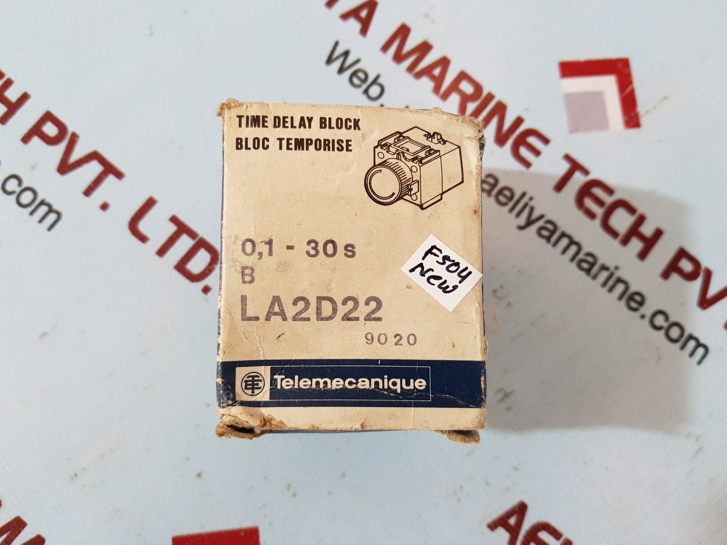 Telemecanique la2d22 time delay block 0,1 - 30s