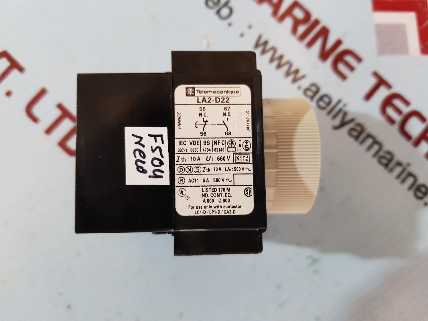 Telemecanique la2d22 time delay block 0,1 - 30s