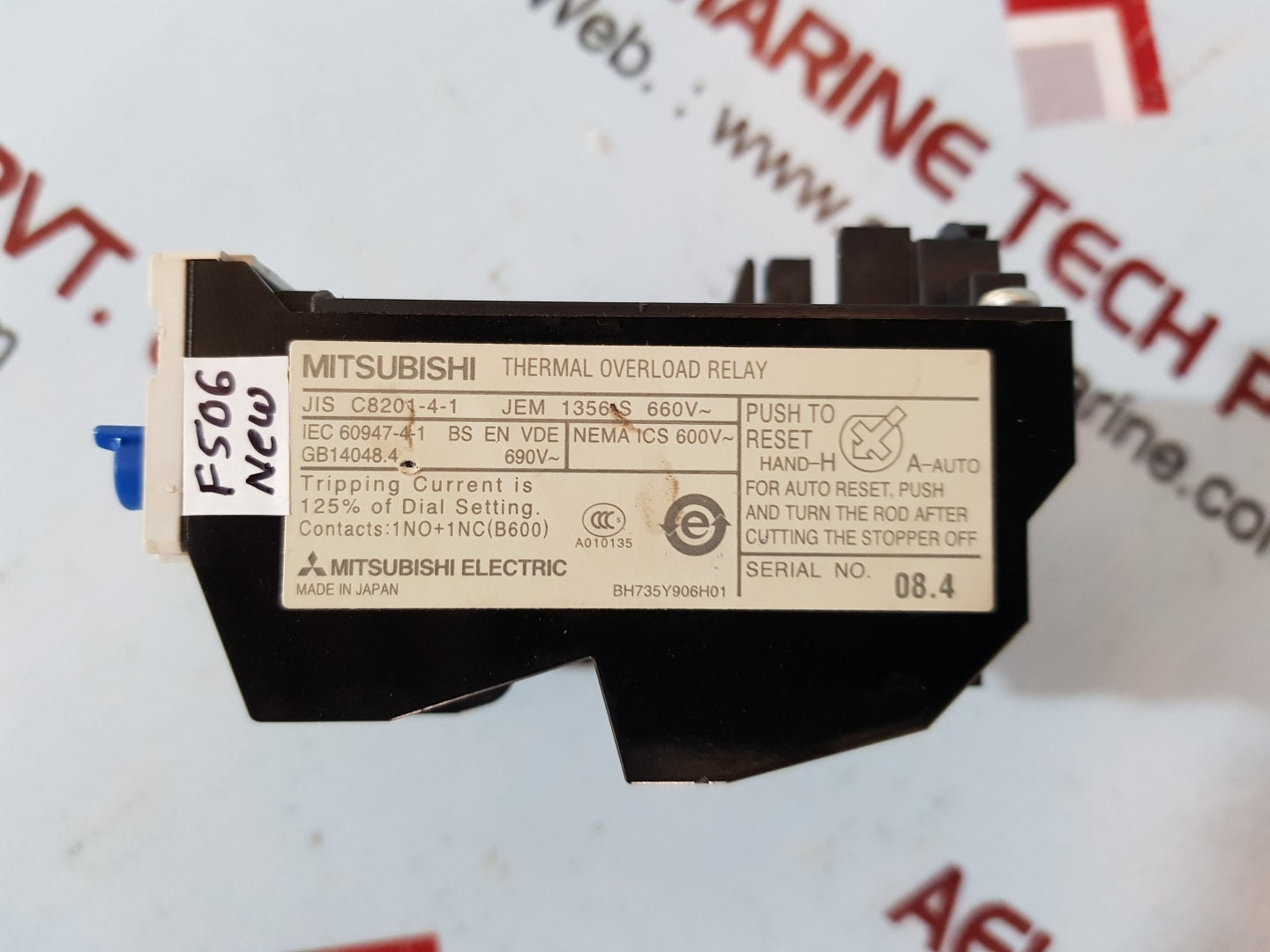 Mitsubishi th-n20 5a thermal overload relay