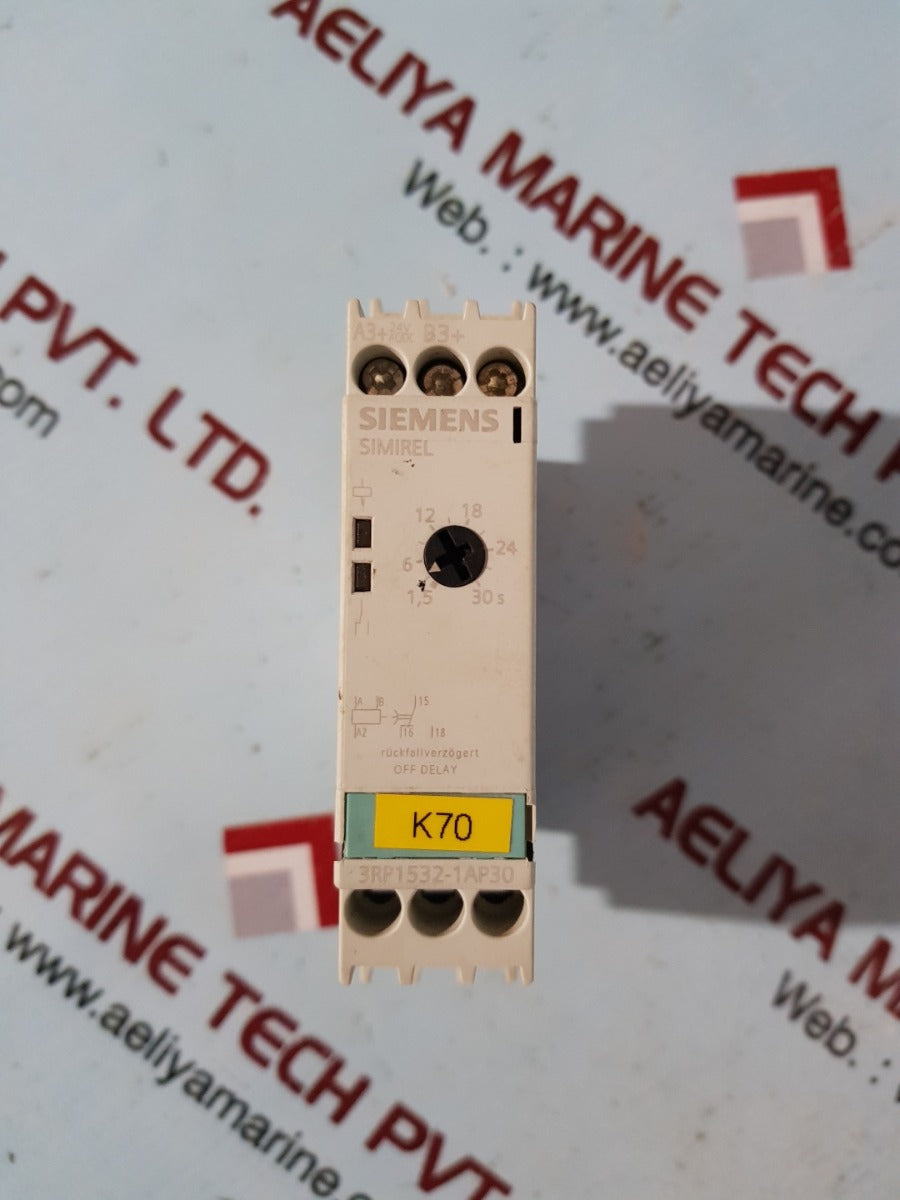 Siemens 3rp1532-1ap30 Time Relay Off Delay