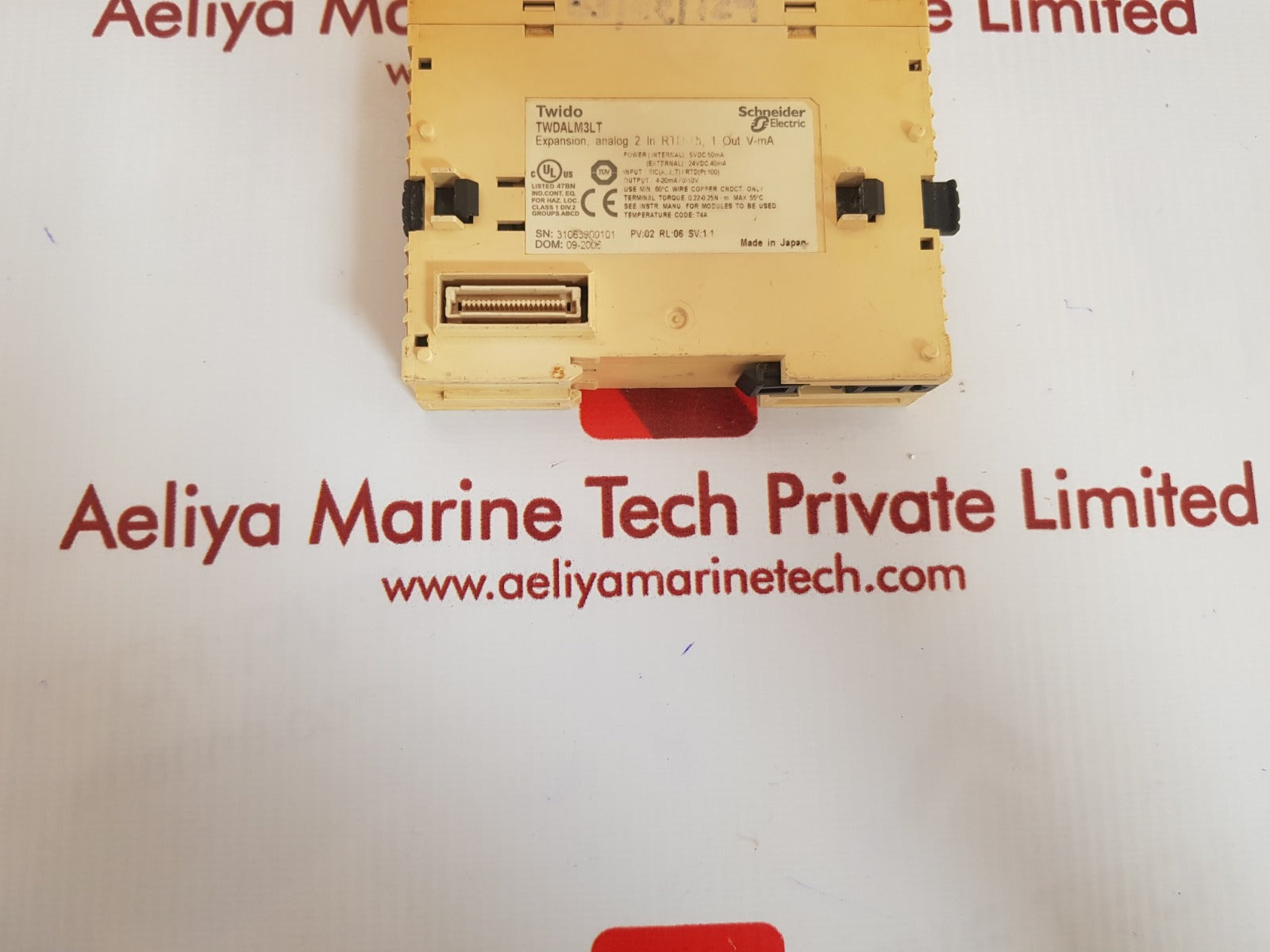 Schneider electric twido twdalm3lt expansion module rl : 06