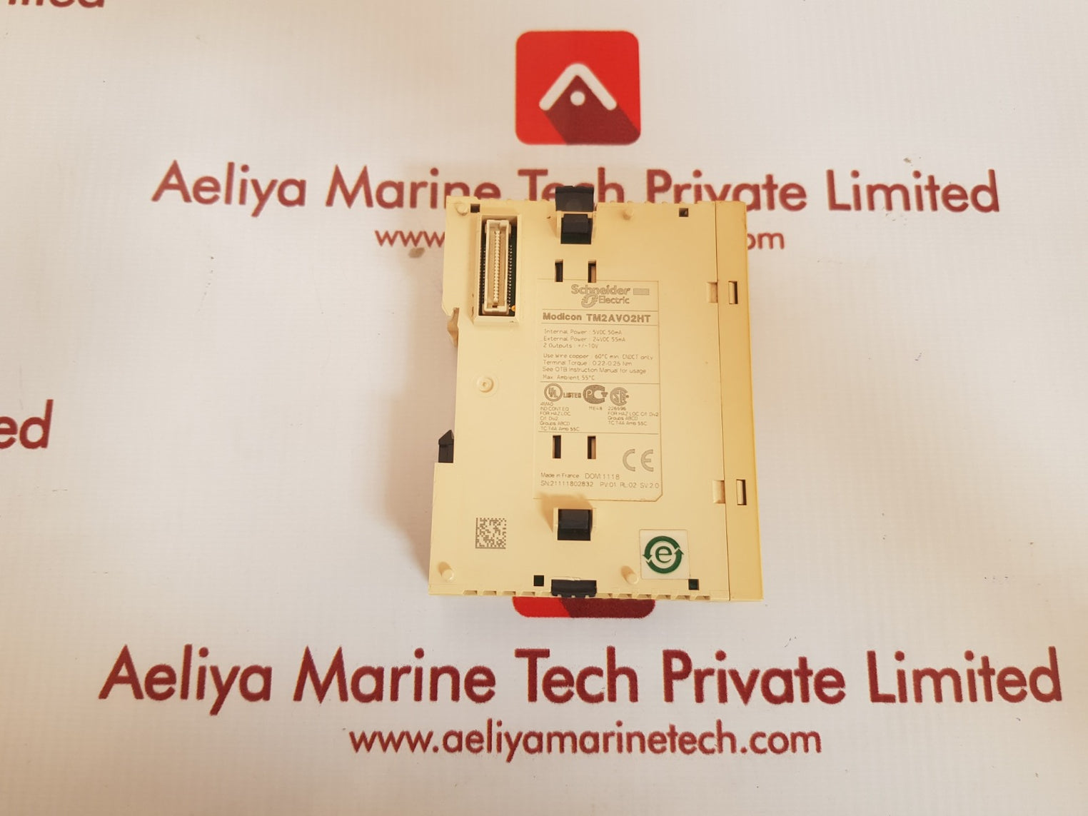 Schneider electric tm2avo2ht analog module rl:02