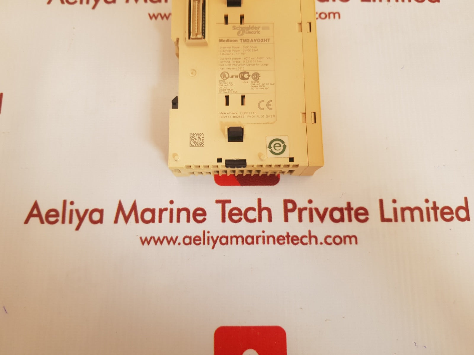 Schneider electric tm2avo2ht analog module rl:02