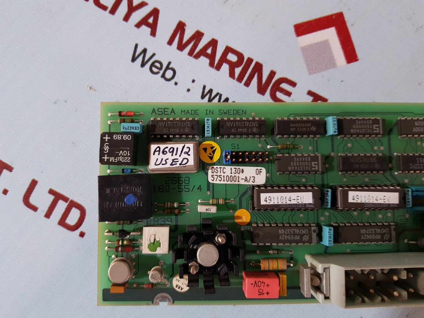 Asea abb 2668 180-55/4 module dstc 130