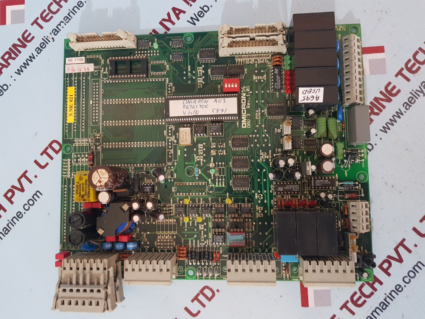 Omicron oau 3 pcb card rev.1.01