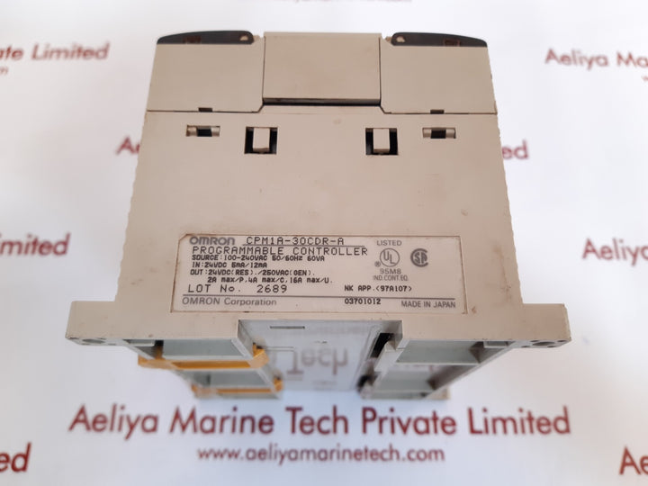 Omron cpm1a-30cdr-a programmable controller