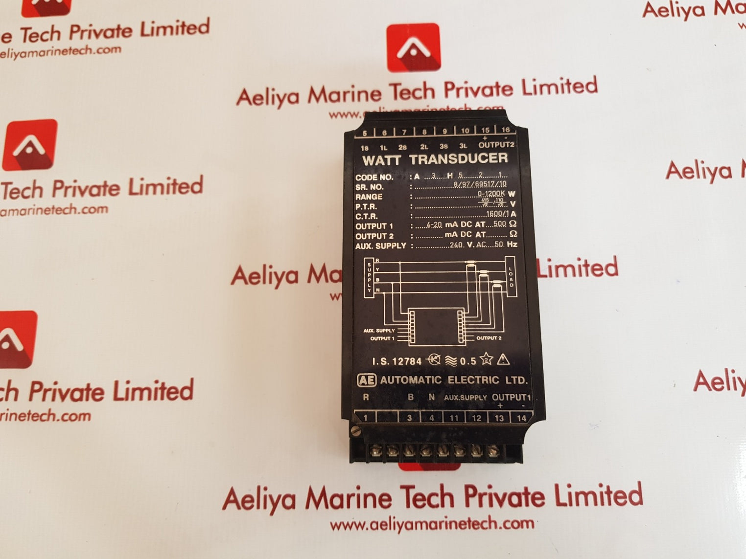 Automatic watt transducer