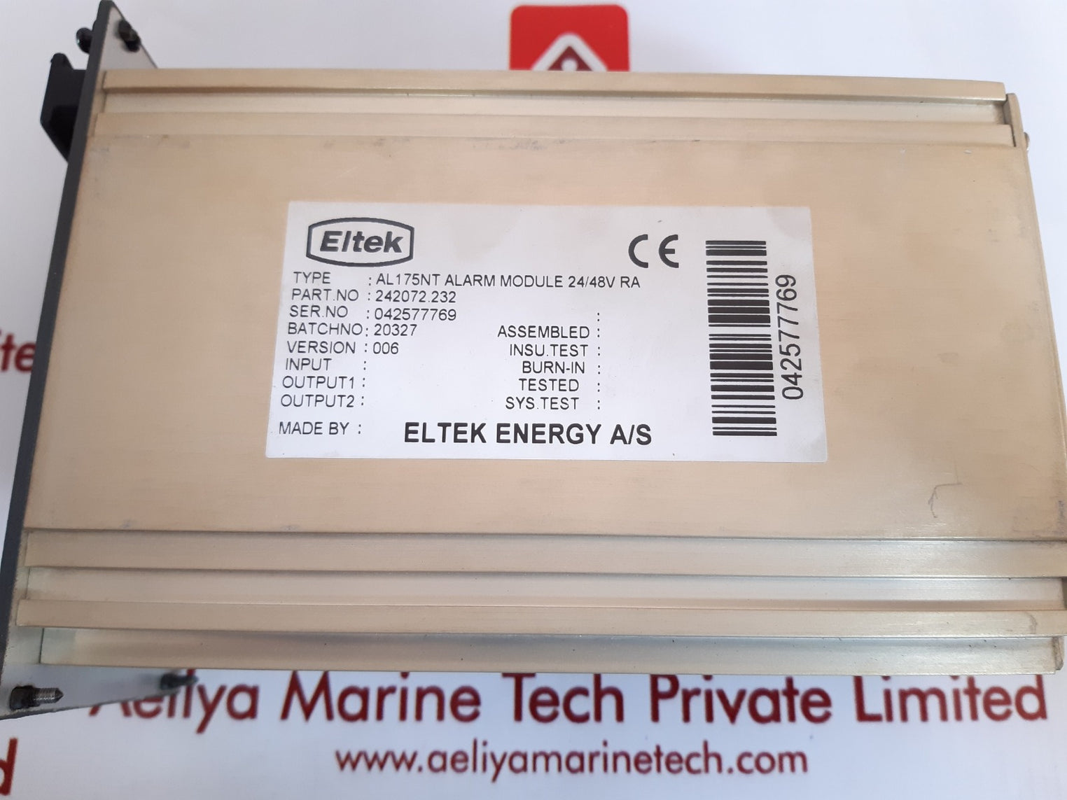 Eltek al175nt alarm module 24/48v ra