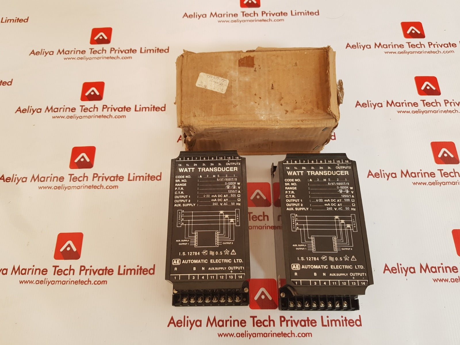 Automatic watt transducer 0-1000k w
