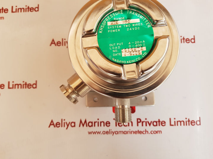 Nagano keiki kh50 pressure transmitter 3.5 mp2 New