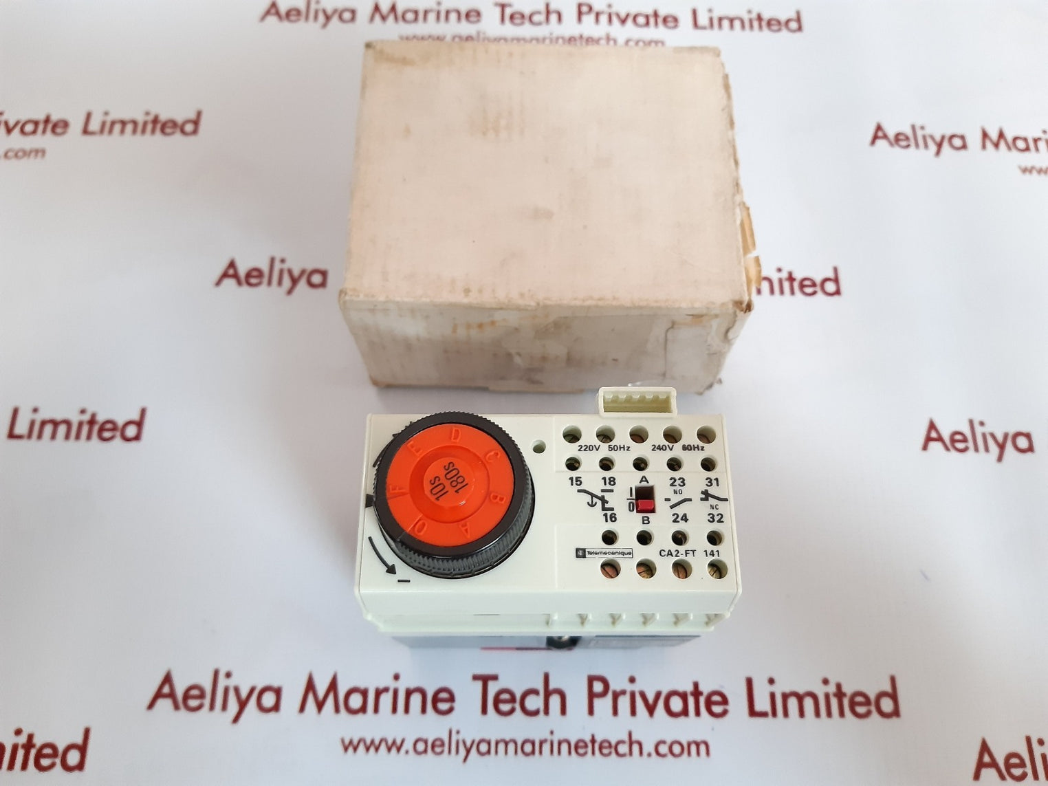 Telemecanique ca2 - ft 141 time relay 220v 50hz 240v 60hz