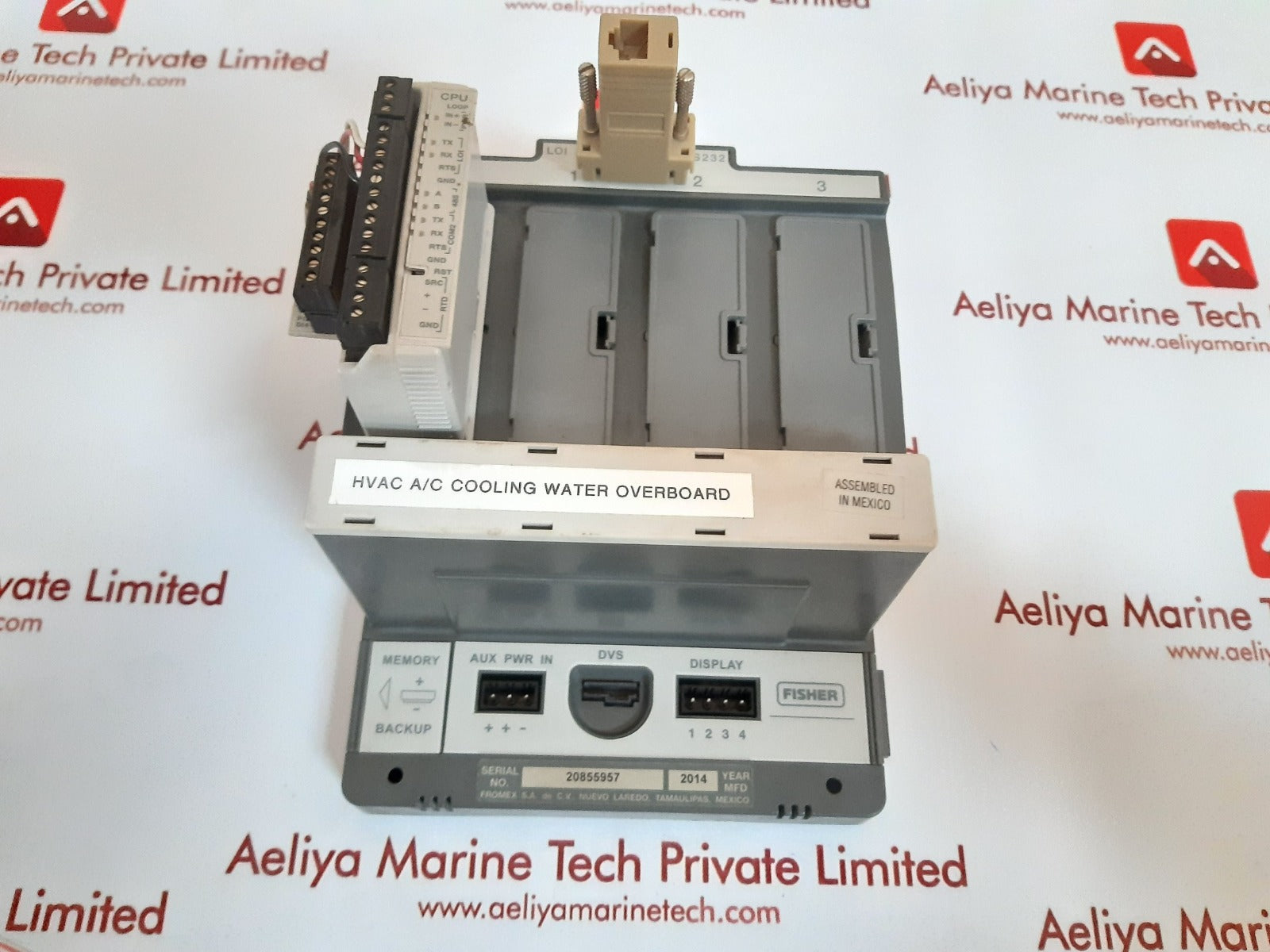 Fisher w40155 plc rack 