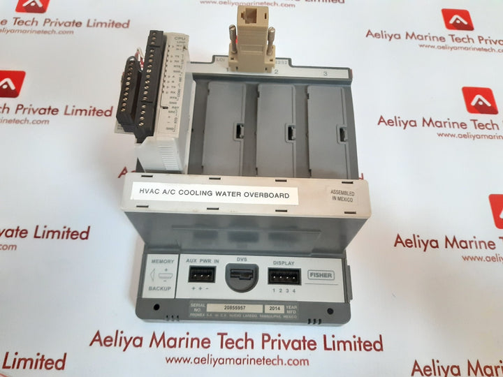 Fisher w40155 plc rack 
