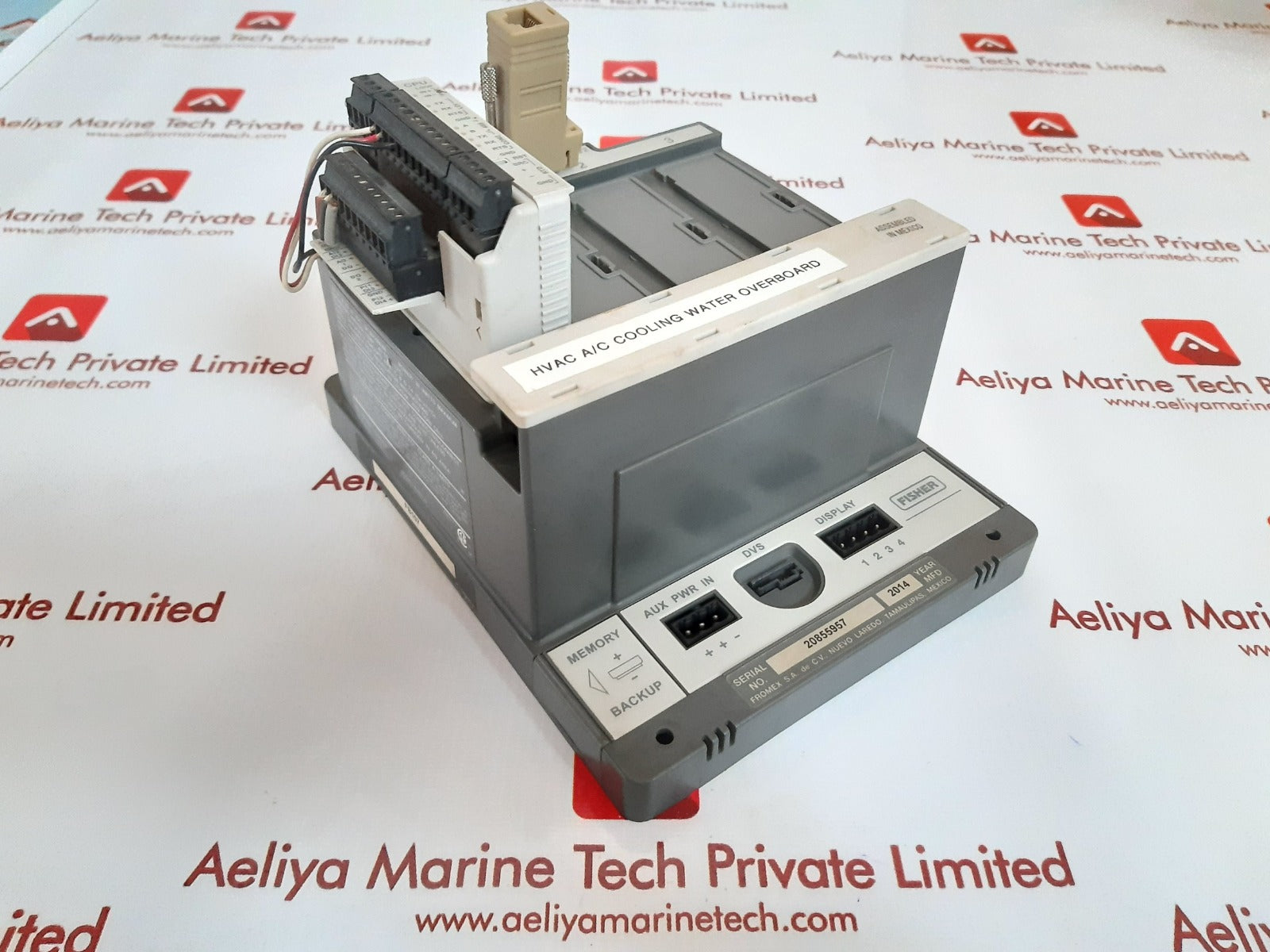 Fisher w40155 plc rack 