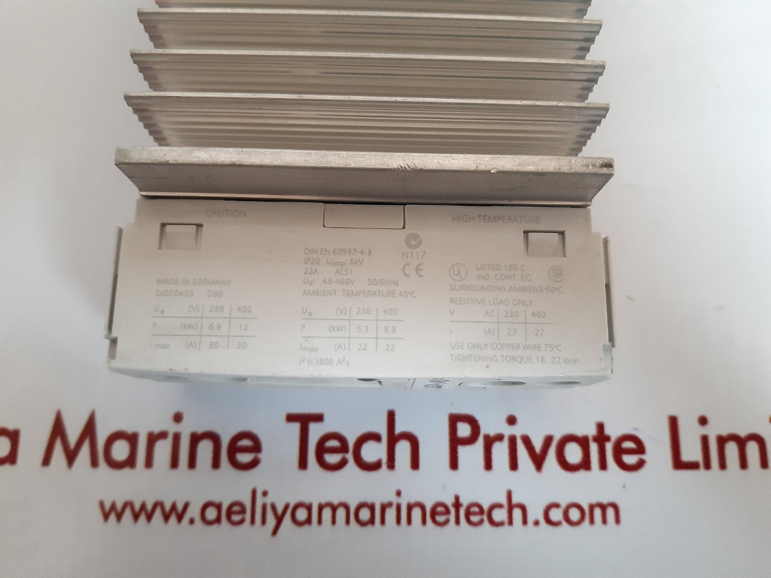 Siemens 3rf2330 - 1aa44 solid-state contactor 