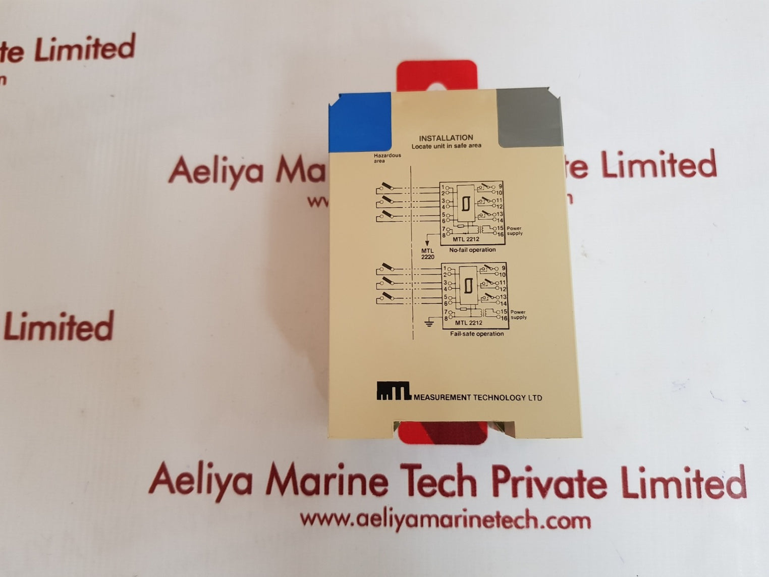 Measurement technology mtl2212 3-channel switch operated relay