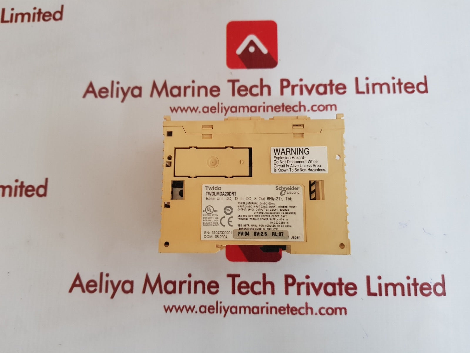Schneider twdlmda20drt programmable controller pv:04