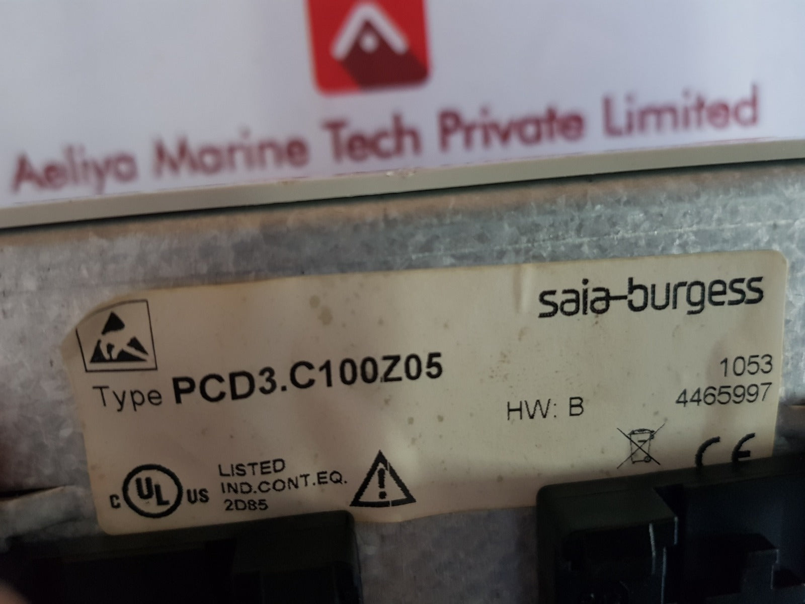 Saia-burgess pcd3.c100z05 controllers module socket holder