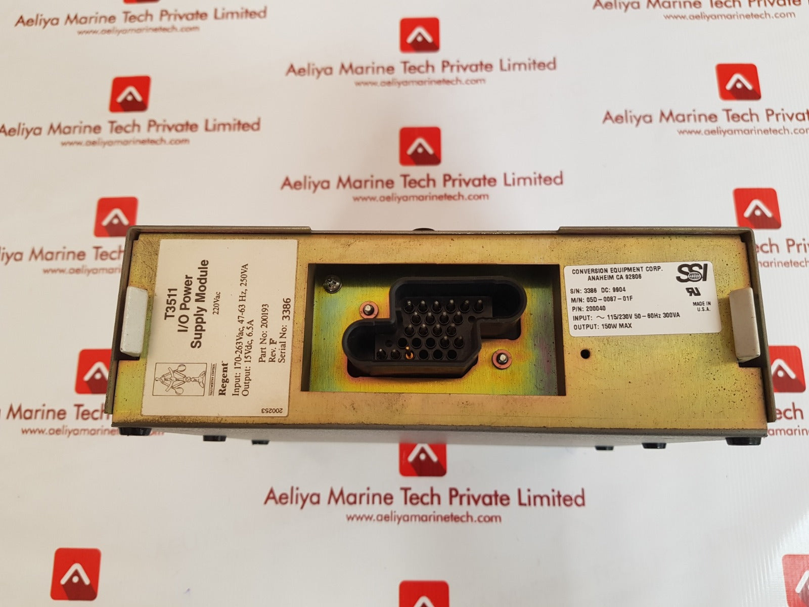 Triplex t3511 i/o power supply module rev f