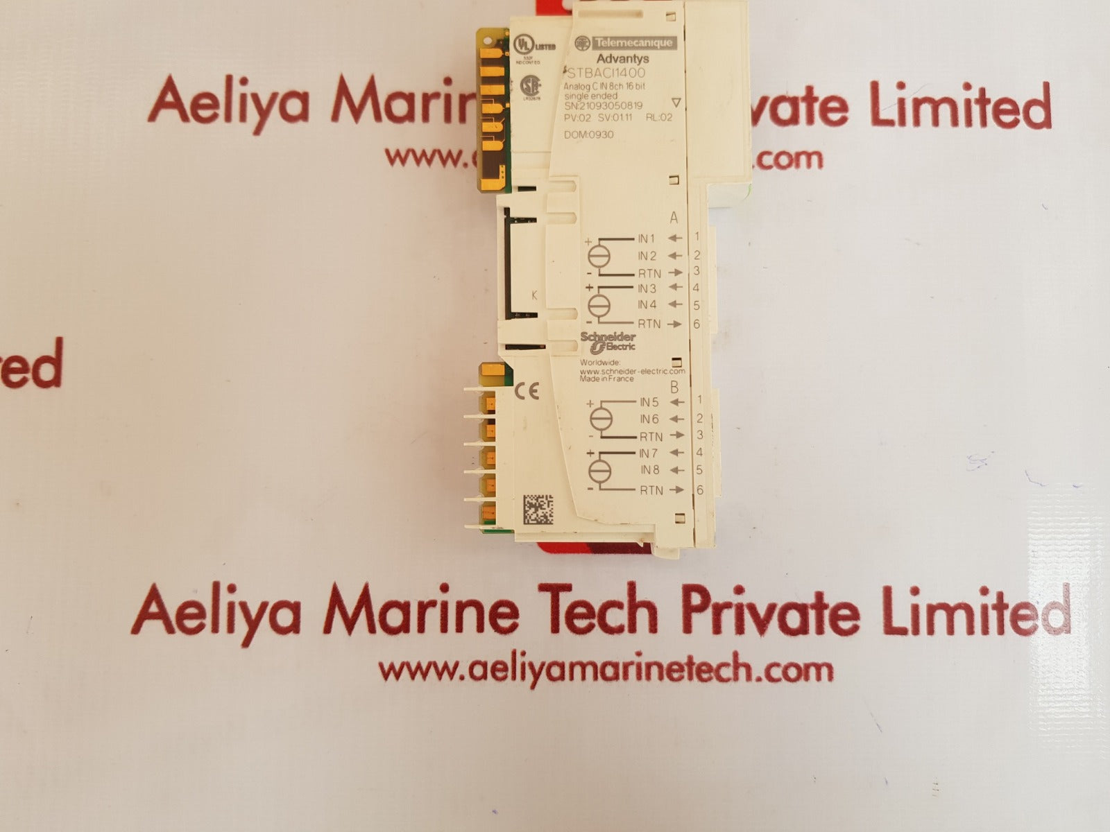 Telemecanique/schneider electric stbaci1400 input module 