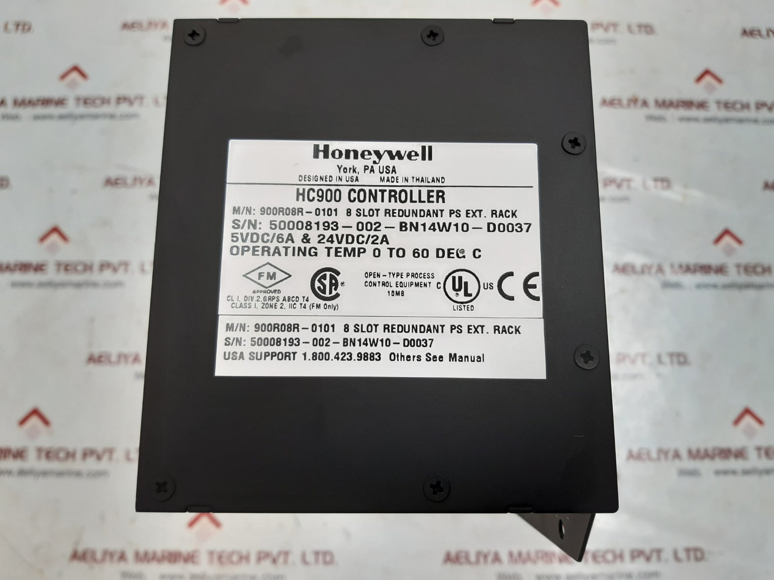 Honeywell hc900 controller 900r08r-0101 8 slot redundant ps ext.rack