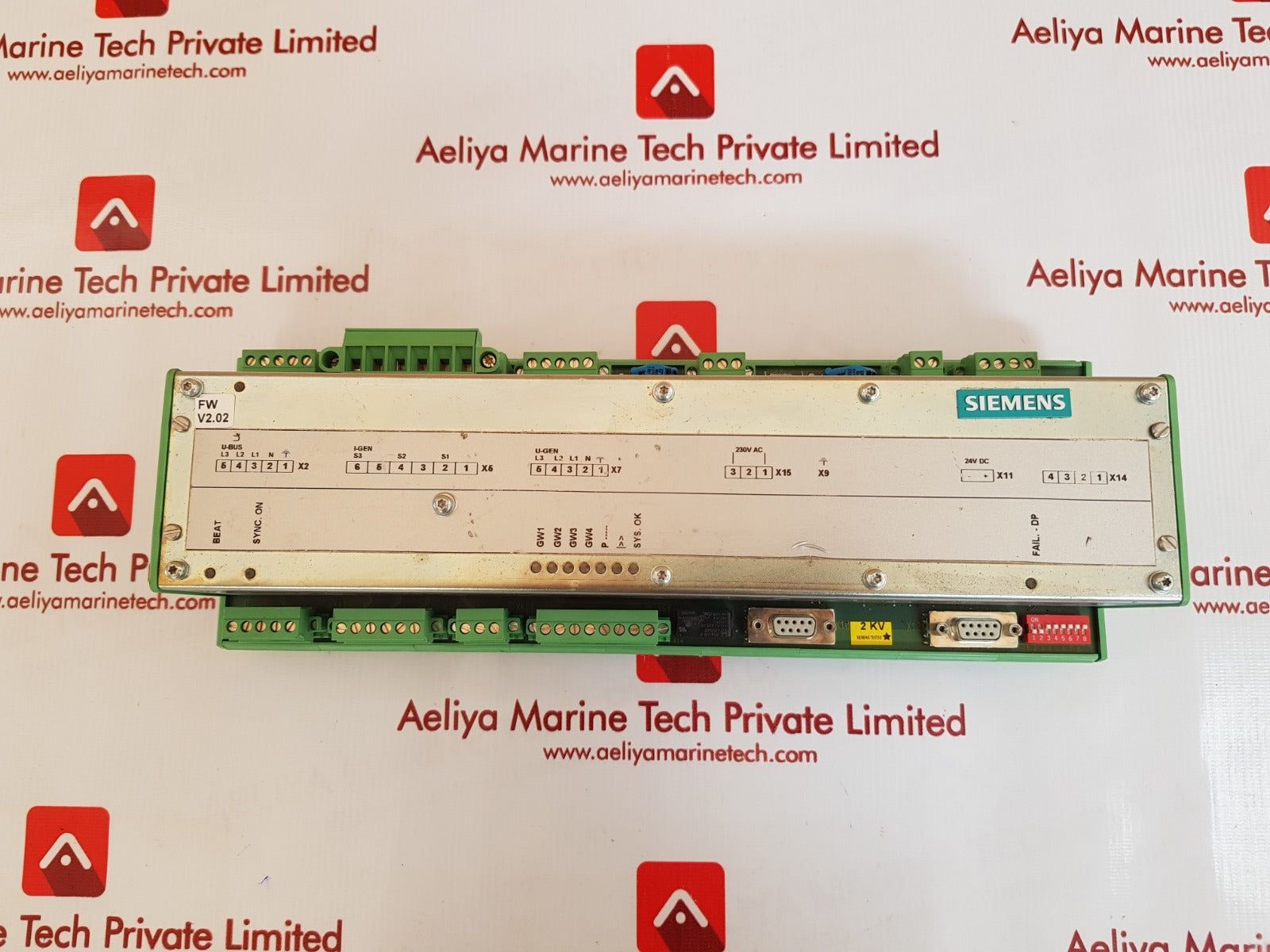 Siemens genop 71 generator protect and synchronising unit g24910-a106 ...