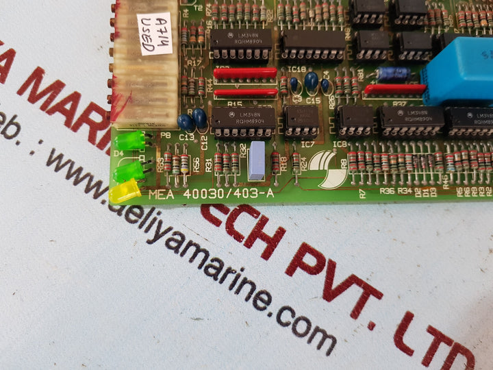 Ulstein mea 40030/403-a pcb card used